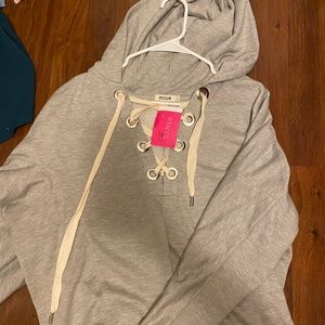 Brand new grey hoodie